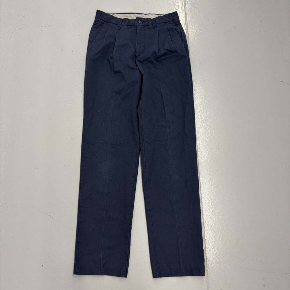 Vintage 70s 80s Cintas Navy Canvas Workwear Chinos 30x33